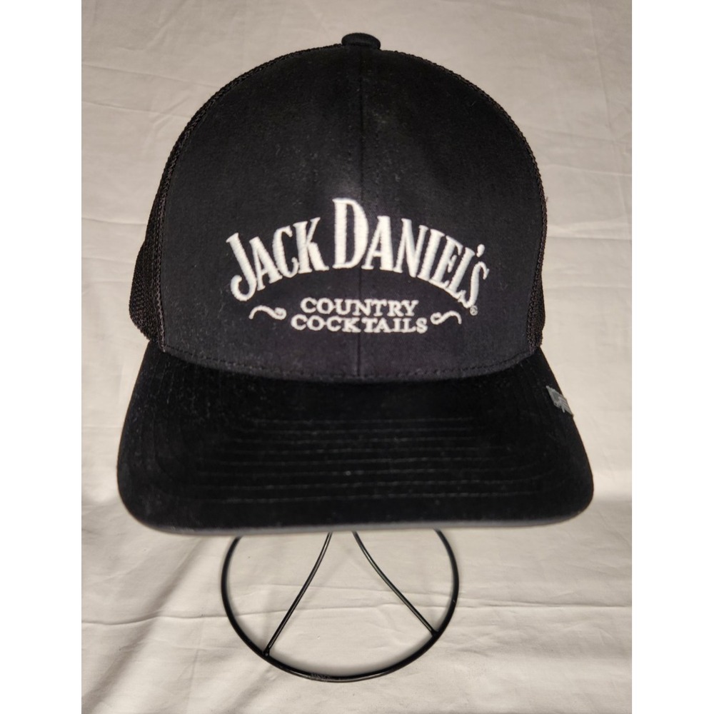 Travis Mathew Jack‎ Daniels Country Cocktails Trucker Adjustable Hat Cap Black